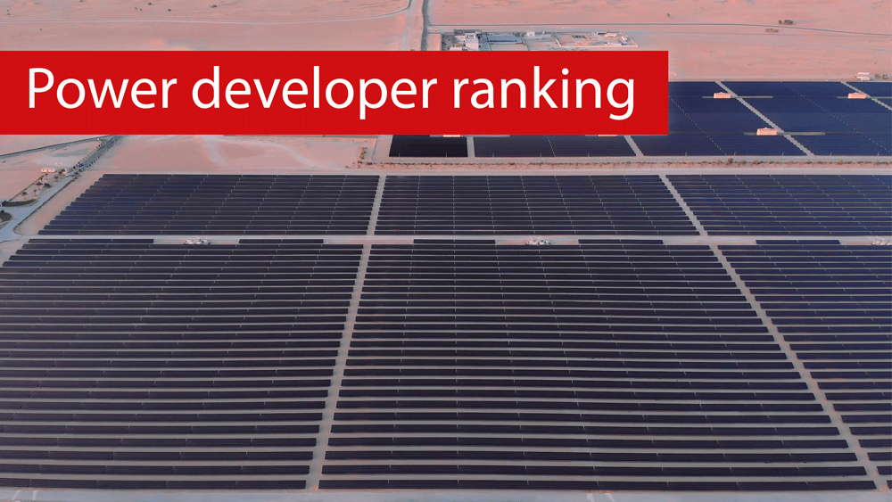 MEED’s 2026 GCC power developer ranking