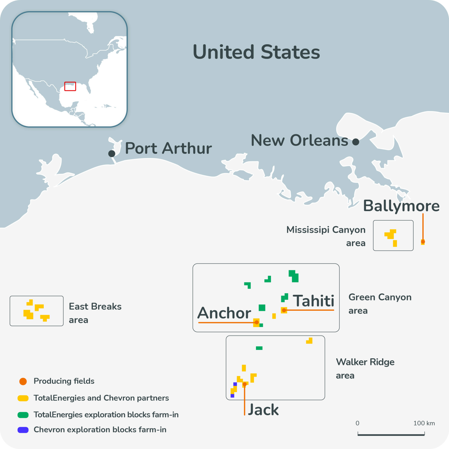 TotalEnergies Acquires Stakes in 26 Chevron-Operated US Offshore Exploration Blocks
